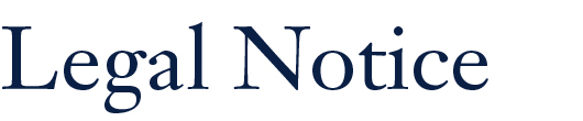 Legal Notice